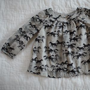 Wild Horses Girls Blouse
